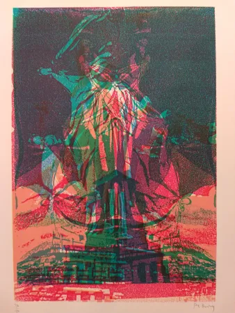 Litografia Bury - Liberty