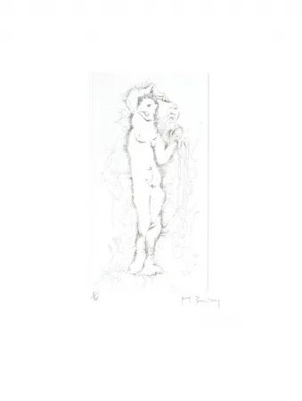 Água-Forte Bury - Nuée de neige