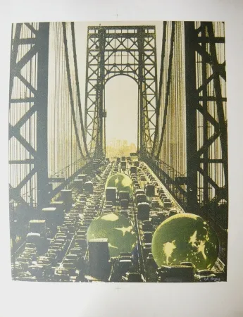 Litografia Bury - Sans titre