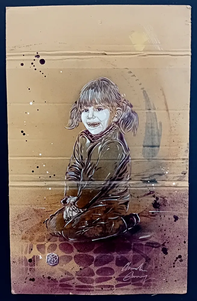 Estêncil C215 - NINA