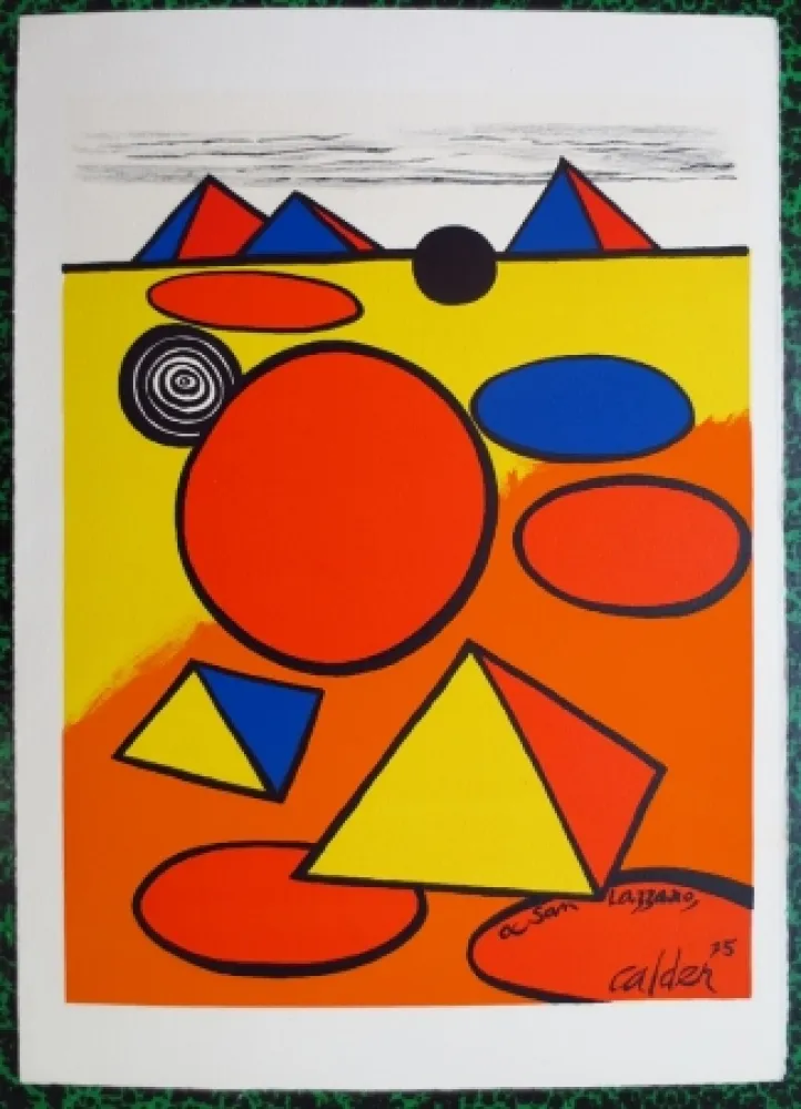 Litografia Calder - A San Lazzaro