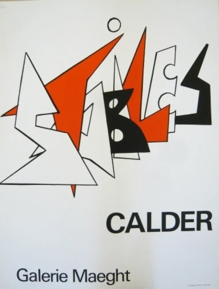Cartaz Calder - Affiche exposition galerie Maeght