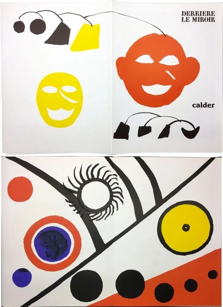 Livro Ilustrado Calder - CALDER. DERRIÈRE LE MIROIR N° 221. 7 lithographies originales (1976).