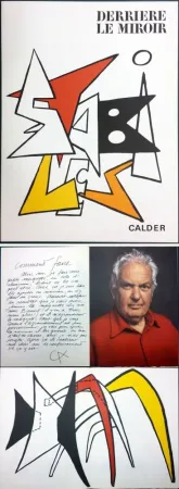 Livro Ilustrado Calder - CALDER. STABILES. Derrière le Miroir n° 141. 8 LITHOGRAPHIES ORIGINALES (1963)