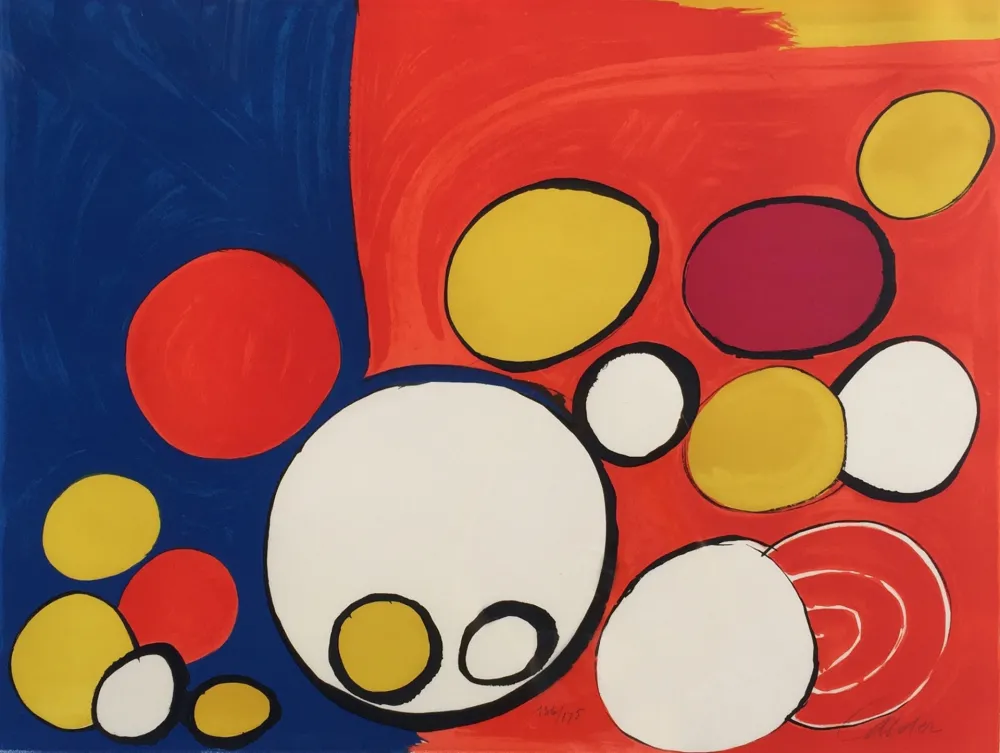 Litografia Calder - Circle with Eyes - Our Unfinished Revolution