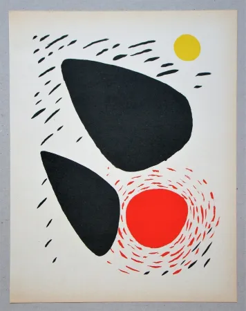 Litografia Calder - Composition