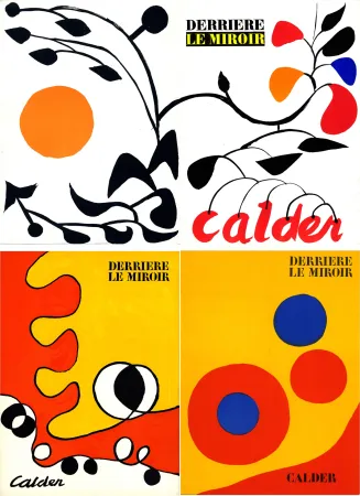 Livro Ilustrado Calder - DERRIÈRE LE MIROIR - CALDER (11 volumes parus de 1950 à 1981), avec 49 LITHOGRAPHIES.