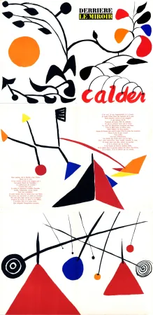 Livro Ilustrado Calder - DERRIÈRE LE MIROIR N° 69-70. CALDER. Octobre-novembre 1954.