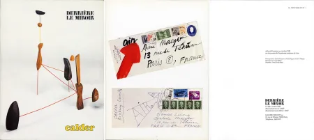 Livro Ilustrado Calder - DERRIÈRE LE MIROIR N°248: 30 mobiles, stabiles et machines motorisées (1981).