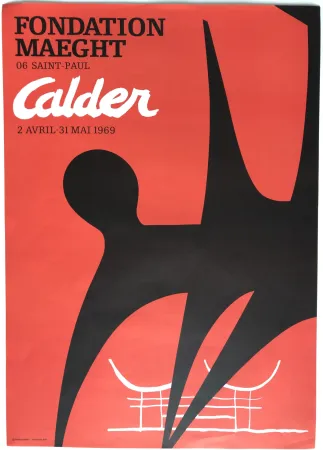 Cartaz Calder - Fondation Maeght