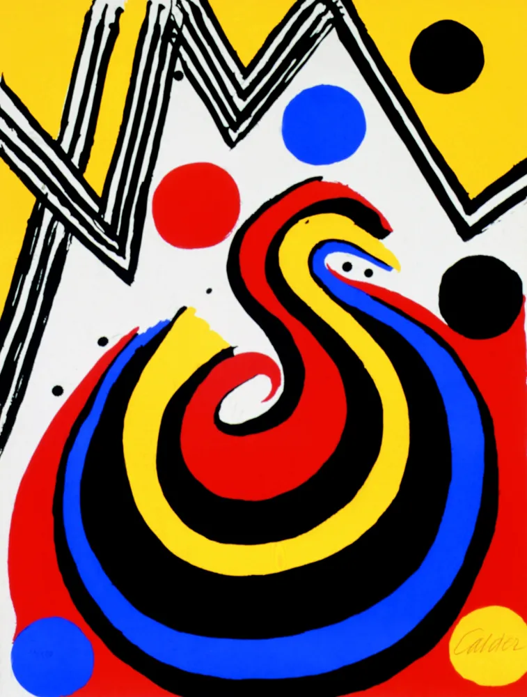 Litografia Calder - Girandola