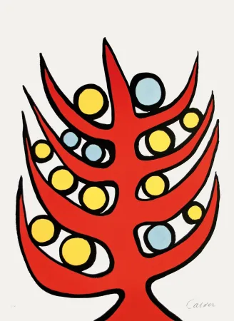 Litografia Calder - L’albero del bene e del male