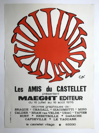 Cartaz Calder - Le Polypode / Les amis du Castellet présentent Maeght éditeur