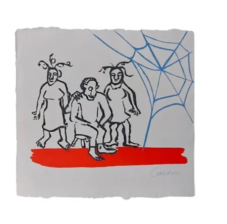 Água-Tinta Calder - Le sacrilège d’Alan Kent (1976)