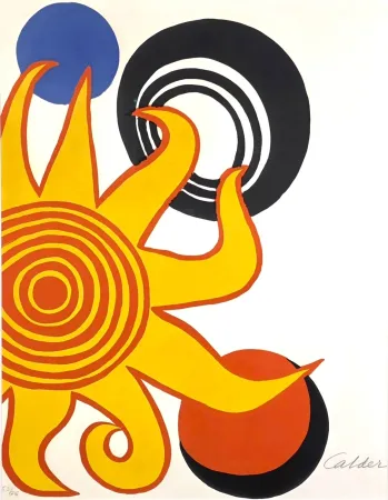 Litografia Calder - Magie Éolienne. No 6