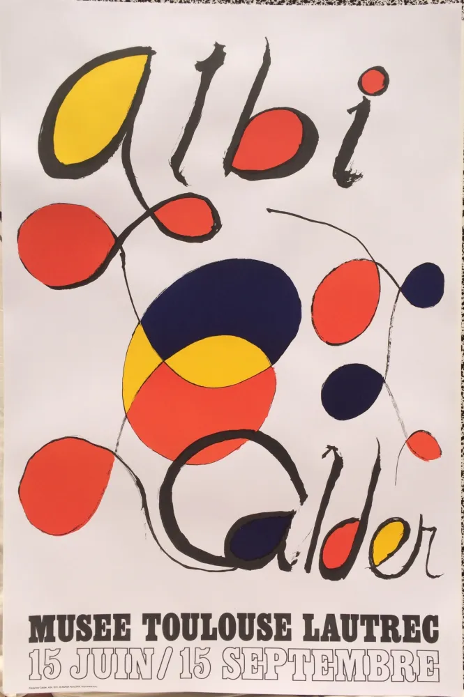 Cartaz Calder - Musée Toulouse Lautrec, Albi