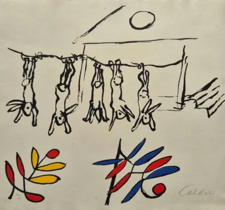 Água-Tinta Calder - One Plate from The Sacrilege of Alan Kent