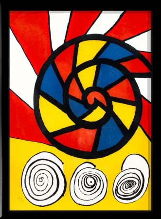 Litografia Calder - Phonograph