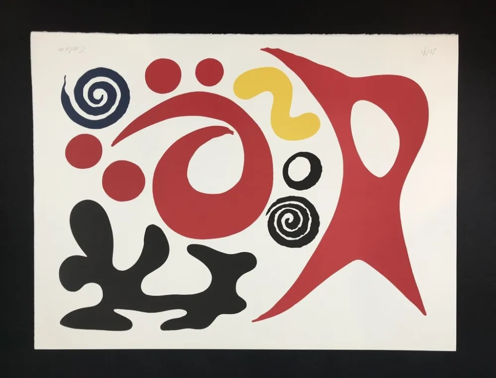 Litografia Calder - Plancton ( plankton )