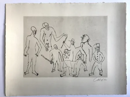 Água-Forte Calder - Sans titre (Santa Claus VI)