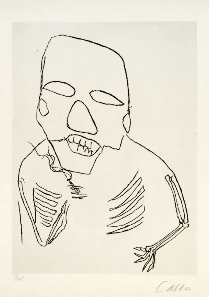 Gravura Calder - Santa Claus I