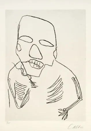 Gravura Calder - Santa Claus I