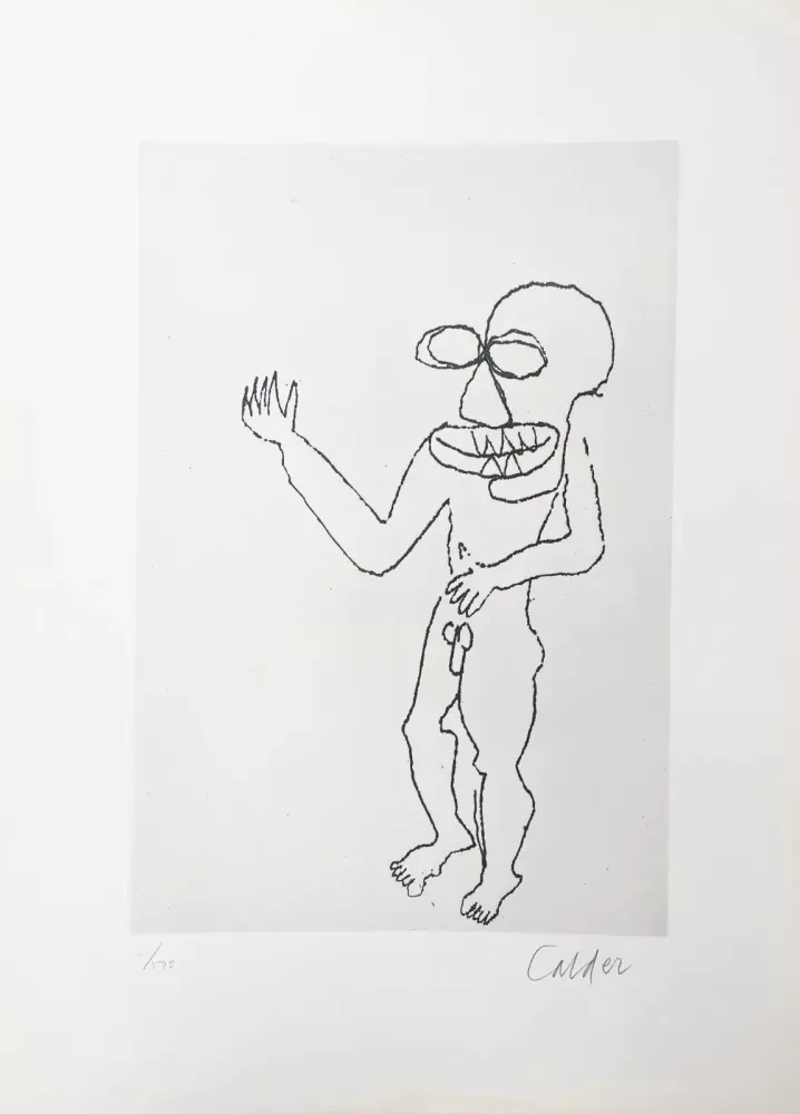 Gravura Calder - Santa Claus VIII