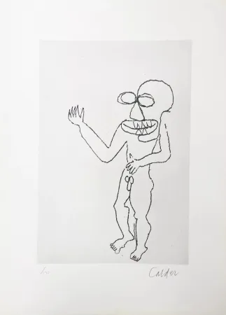 Gravura Calder - Santa Claus VIII