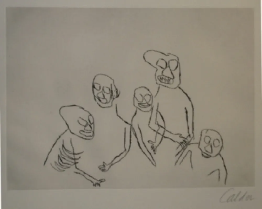 Gravura Calder - Santa Klaus 5