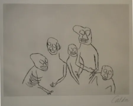 Gravura Calder - Santa Klaus 5