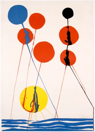 Litografia Calder - Seascape