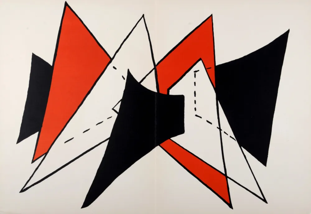 Litografia Calder - Stabiles, 1963