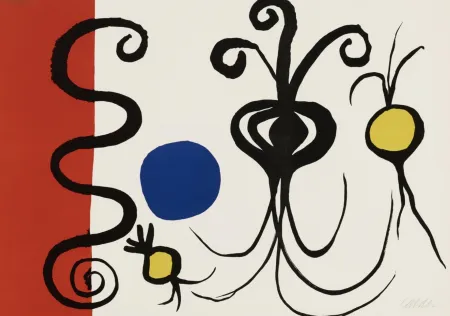Litografia Calder - Trois Oignons
