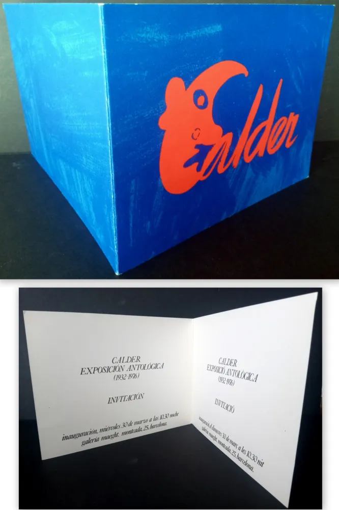 Litografia Calder - Vernissage Calder Galería Maeght 