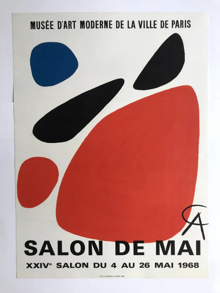 Cartaz Calder - XXIVe Salon de Mai au Musée d’Art Moderne de la Ville de Paris