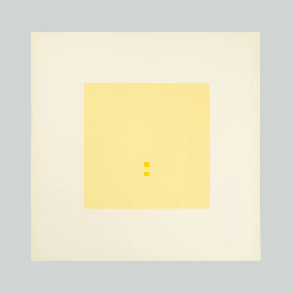 Serigrafia Calderara - Luce spazio immagine