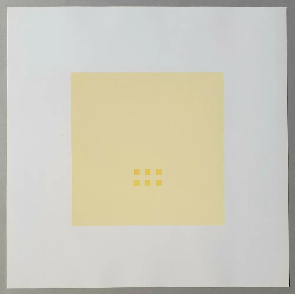 Serigrafia Calderara - Luce spazio immagine (Tav. 3)