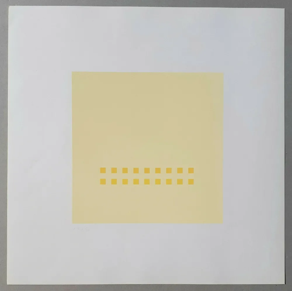 Serigrafia Calderara - Luce spazio immagine (Tav. 5)