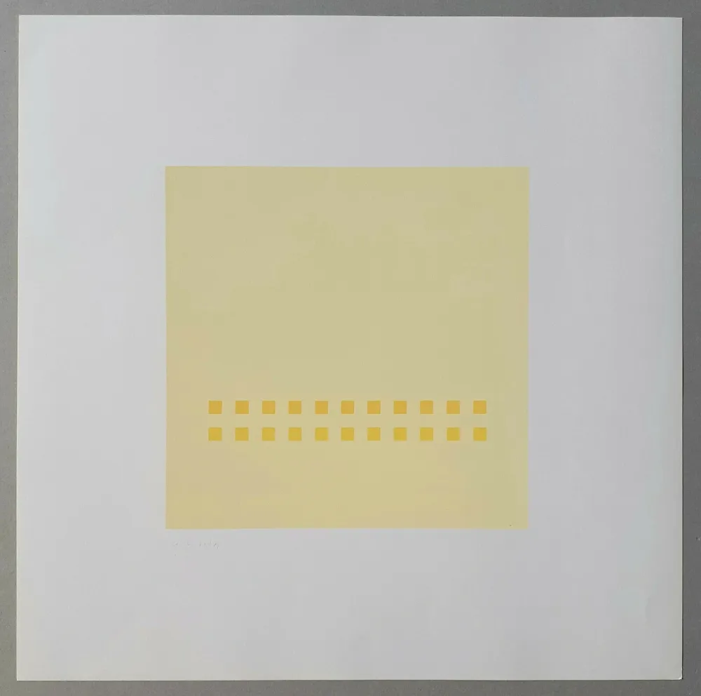 Serigrafia Calderara - Luce spazio immagine (Tav. 7)