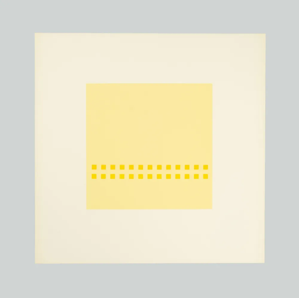 Serigrafia Calderara - Luce spazio immagine (Tav. 8)