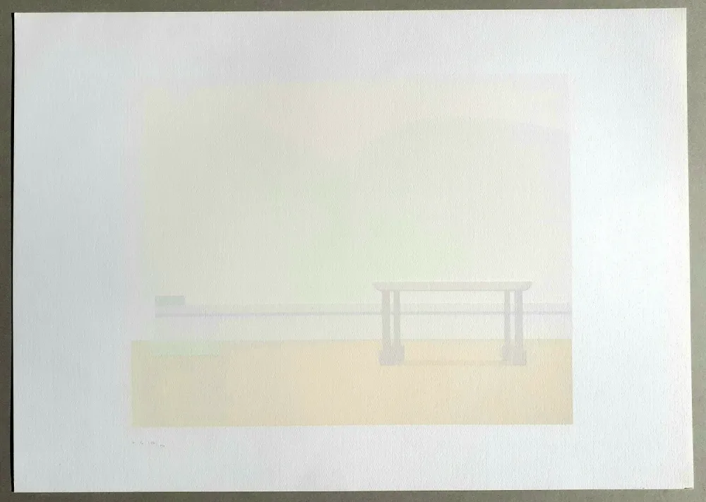 Serigrafia Calderara - Paesaggio