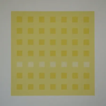 Serigrafia Calderara - Yellow Squares