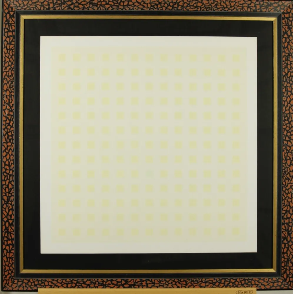 Serigrafia Calderara - Yellow squares
