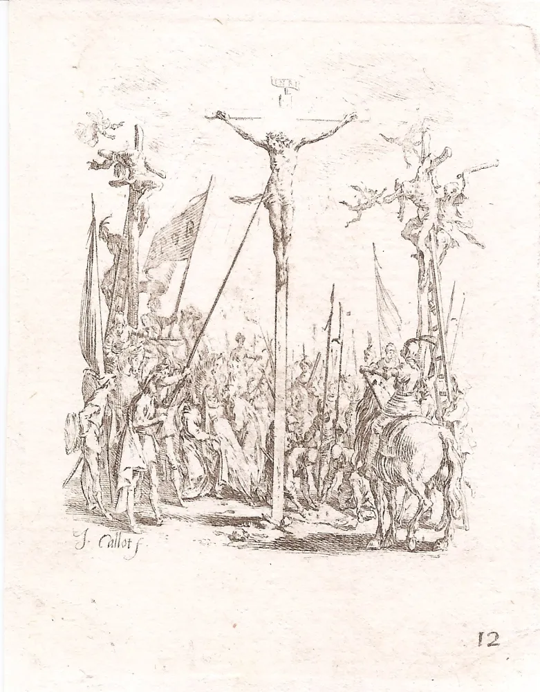 Gravura Callot - La petite passion (The Small Passion, complete set of 12 etchings)