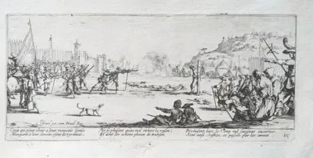 Água-Forte Callot - L'Arquebusade / The Firing Squad