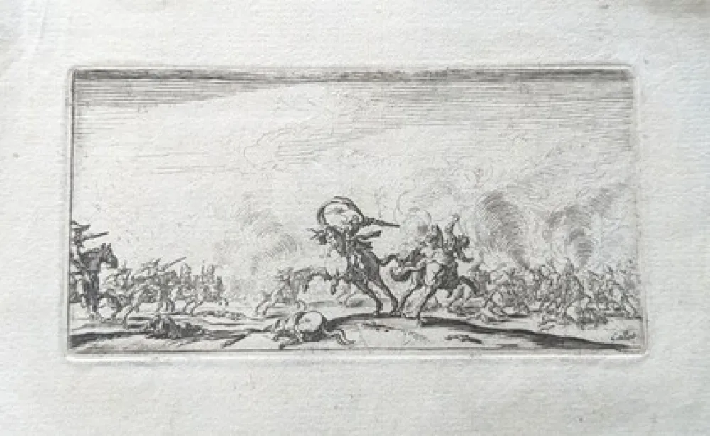 Água-Forte Callot - Le combat au pistolets