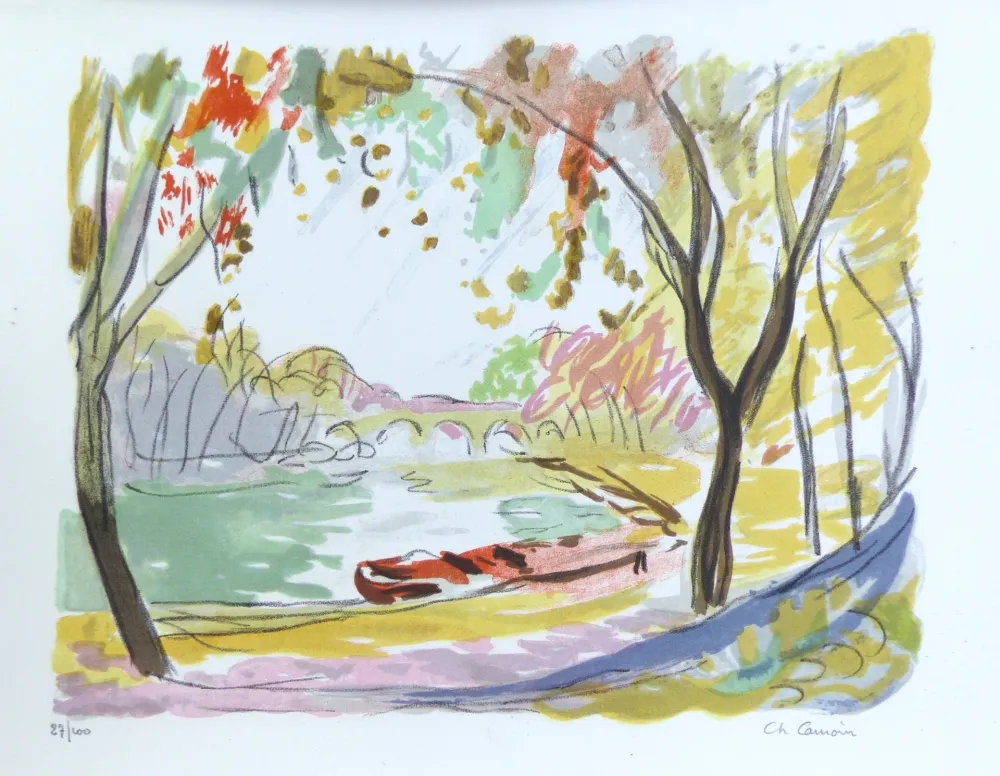 Litografia Camoin - Lithographie sur vélin, numérotées et signée