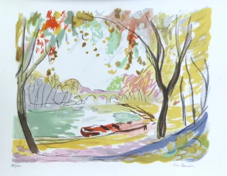 Litografia Camoin - Lithographie sur vélin, numérotées et signée