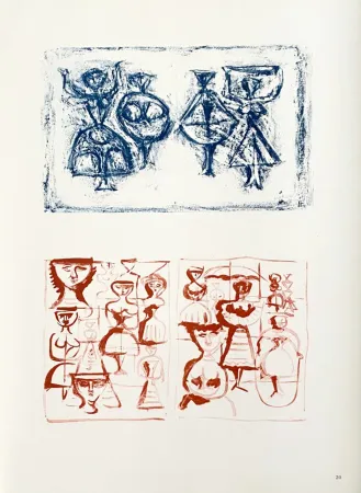 Litografia Campigli (After) - Ballerine