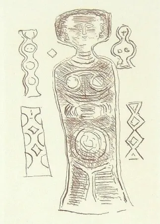 Gravura Campigli - Idolo